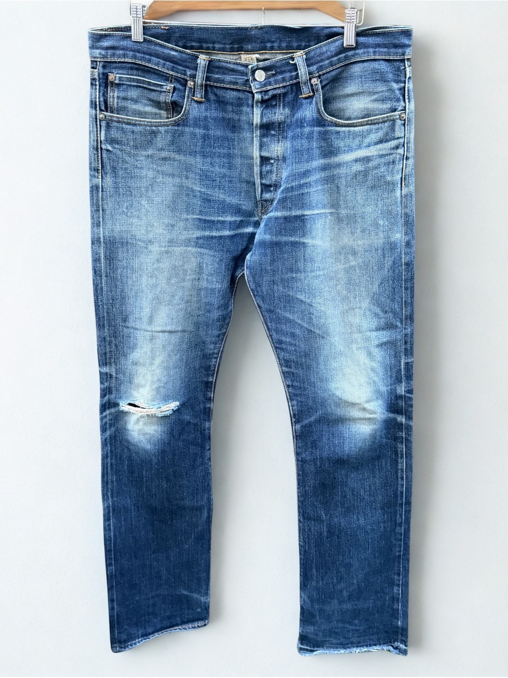 RRL Ralph Lauren Made in USA Japanese Selvedge Jeans Denim Jeans 36x34 slim Boot